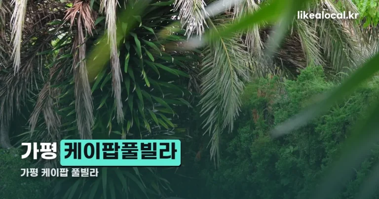가평 케이팝 풀빌라 — 이름은 상호일 뿐, 노래방은 아닙니다