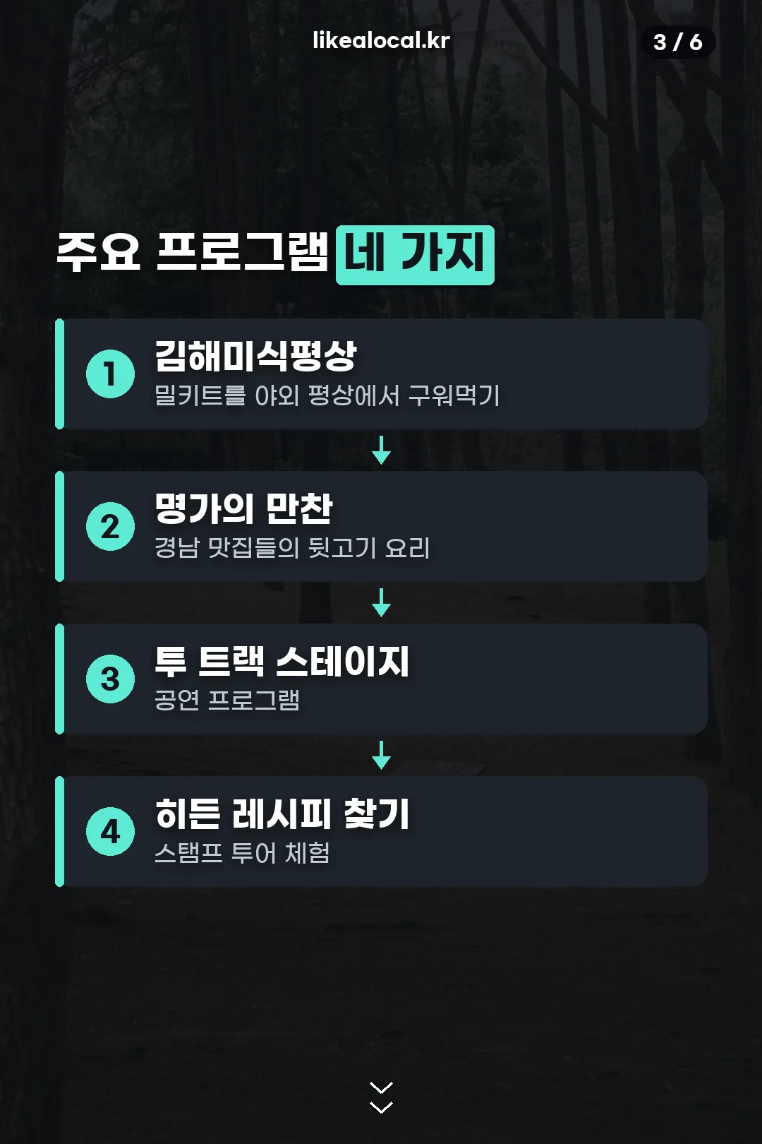주요 프로그램 네 가지
